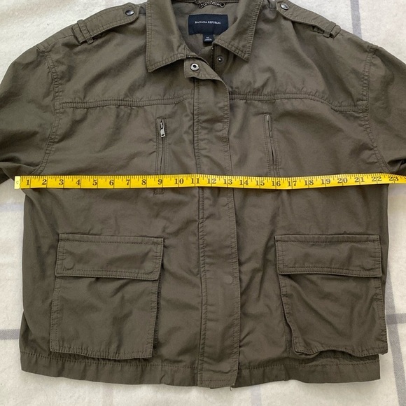 Banana Republic Green Military Jacket Women’s Size Extra Large - Picture 14 of 15